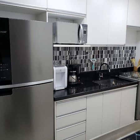 Ferienwohnung Apto Com Vista Para O Mar E Ampla Varanda Gourmet Guarujá Exterior foto