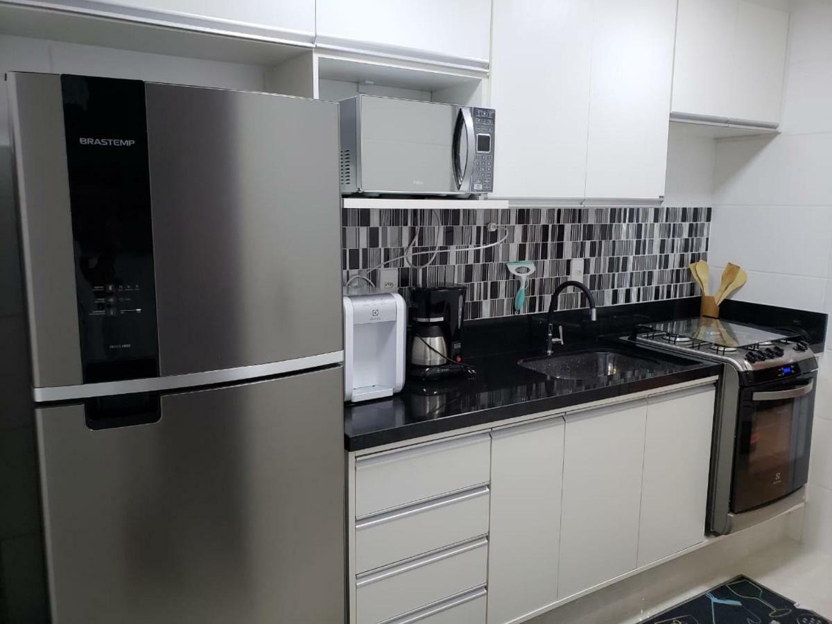 Ferienwohnung Apto Com Vista Para O Mar E Ampla Varanda Gourmet Guarujá Exterior foto