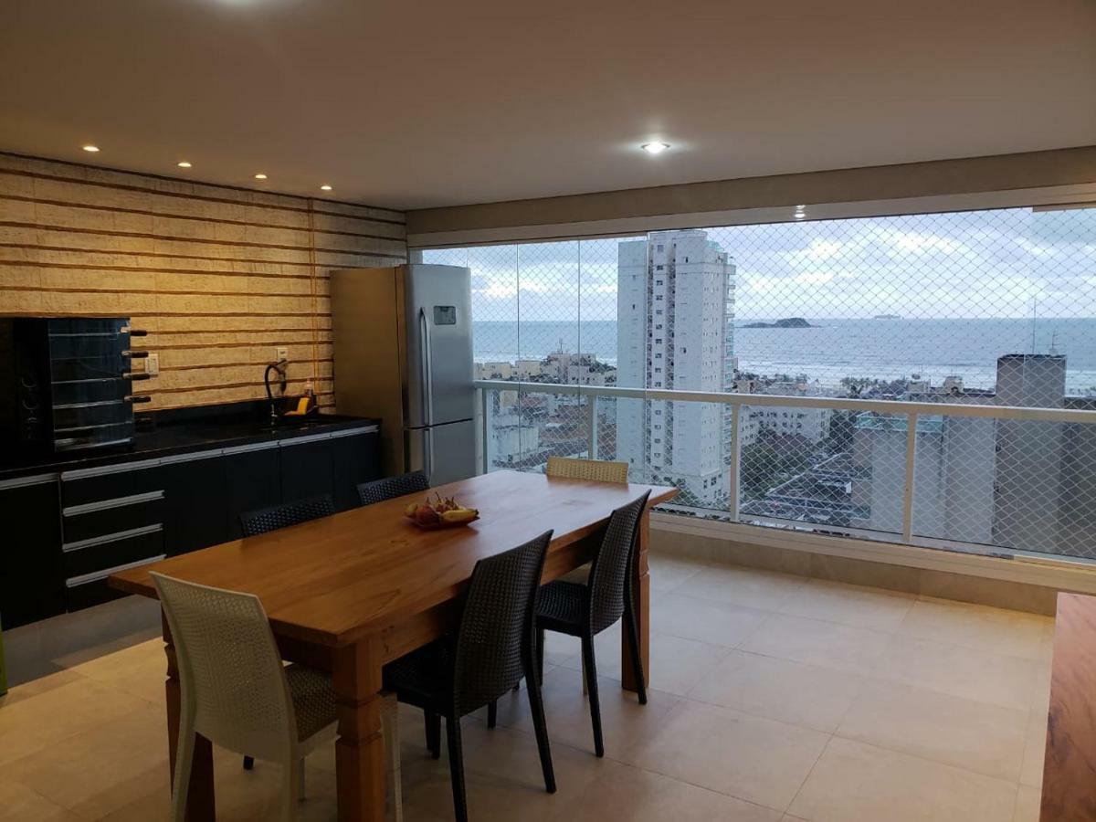 Ferienwohnung Apto Com Vista Para O Mar E Ampla Varanda Gourmet Guarujá Exterior foto