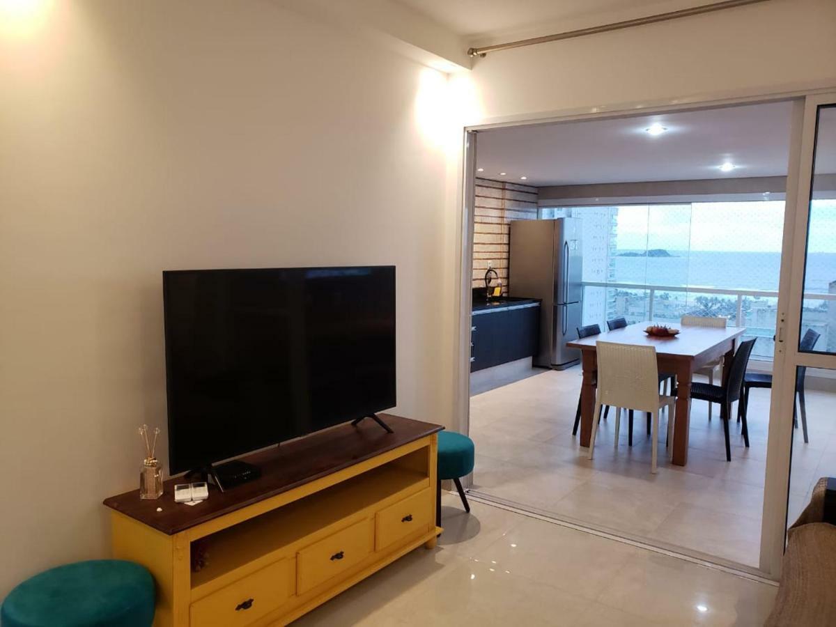 Ferienwohnung Apto Com Vista Para O Mar E Ampla Varanda Gourmet Guarujá Exterior foto