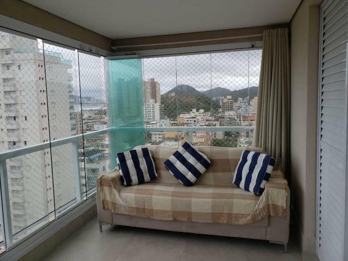 Ferienwohnung Apto Com Vista Para O Mar E Ampla Varanda Gourmet Guarujá Exterior foto